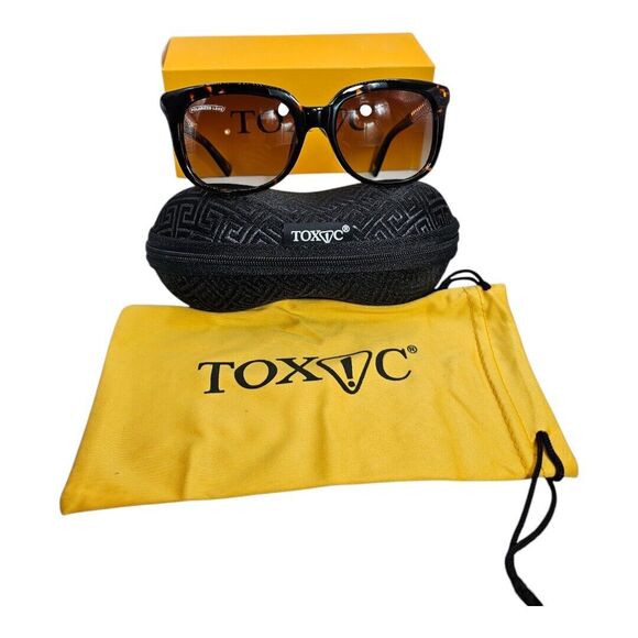 TOXIC Accessories - Toxic Women's Sunglasses TX-699 Brown Tortoise 53/18 140 Hand Made Frames NIB